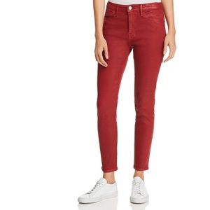 Frame Denim Jeans - Frame Le High Hunter Red Coated Skinny NWT $235 Frame Denim Jeans - Frame Le High Hunter Red Coated Skinny NWT $235